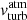 $ v_{\mathrm{turb}}^{\mathrm{atm}} $