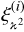 $\xi _{{^2}}^{\left( i \right)}$