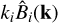 ${k_i}{\hat B_i}({\bf{k}})$