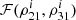 $ \mathcal{F}(\rho^i_{21}, \rho^i_{31}) $