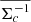 $ \overline{\Sigma^{-1}_c} $