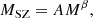 $$ \begin{aligned} M_{\mathrm{SZ}} = A M^{\beta }, \end{aligned} $$