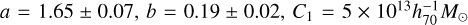 $\matrix{ {{R_{500,eRO}}} & {(')} \cr {} & {({\rm{kpc}})} \cr } $
