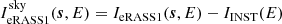 $$ \begin{aligned}&I^\mathrm{sky}_{\rm eRASS1}(\boldsymbol{s},E) = I_{\rm eRASS1}(\boldsymbol{s},E) - I_{\rm INST}(E) \end{aligned} $$