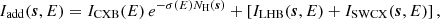 $$ \begin{aligned}&I_{\rm add}(\boldsymbol{s},E) = I_{\rm CXB}(E)\,e^{-\sigma (E) N_{\rm H}(\boldsymbol{s})} + \left[I_{\rm LHB}(\boldsymbol{s},E) + I_{\rm SWCX}(\boldsymbol{s},E)\right], \end{aligned} $$