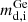 $ m_{\mathrm{d,i}}^{\mathrm{Ge}} $