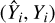 $\left( {{{\hat Y}_i},{Y_i}} \right)$
