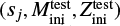 $\left( {{s_j},M_{{\rm{ini}}}^{{\rm{test}}},Z_{{\rm{ini}}}^{{\rm{test}}}} \right)$