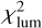 $\chi _{{\rm{lum}}}^2$