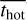 $\overline {{t_{{\rm{hot}}}}} $