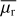 $\overline {{\mu _{\rm{r}}}} $