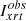 $ I_{xrt}^{obs} $
