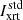 $ I_{\mathrm{xrt}}^{\mathrm{std}} $