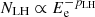 $ N_{\rm LH} \propto E_{\rm e}^{-p_{\rm LH}} $