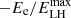 $ -E_{\mathrm{e}}/E^{\mathrm{max}}_{\mathrm{LH}} $