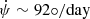 $ \dot{\psi}\sim 92 {\circ}/\mathrm{day} $