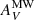 $ A_V^{{\rm MW}} $