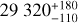 ${29\,\,320_{ - 110}^{ + 180}}$