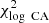$ \chi^2_{{\rm \log\ CA}} $