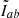 $ \tilde{I}_{ab} $
