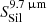 $ S_{\mathrm{Sil}}^{\mathrm{9.7\,{\upmu}m}} $