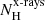 $ N_{\mathrm{H}}^{\text{x-rays}} $