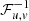 $ \mathcal{F}^{-1}_{u,{v}} $