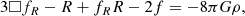 $$ \begin{aligned} 3\square f_R - R +f_R R -2 f = - 8\pi G \rho , \end{aligned} $$
