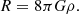$$ \begin{aligned} R = 8\pi G \rho . \end{aligned} $$