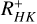 $R_{HK}^ + $