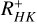$R_{HK}^ + $