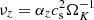 $ \nu_z=\alpha_z c_{\rm s}^2\Omega_K^{-1} $