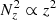 $ N_z^2 \propto z^2 $