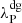 $ \lambda^{\mathrm{dg}}_{\mathrm{P}} $