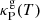 $ \kappa_{\mathrm{P}}^{\mathrm{g}}(T) $
