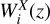$W_i^X\left( z \right)$