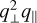 $q_ \bot ^2{q_\parallel }$