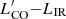 $ L^\prime_{\mathrm{CO}}{-}L_{\mathrm{IR}} $