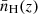 $ \bar{n}_{\mathrm{H}} (z) $