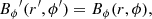 $$ \begin{aligned} {B_\phi }^\prime (r^\prime ,\phi ^\prime )=B_\phi (r,\phi ) ,\end{aligned} $$