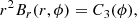 $$ \begin{aligned} r^2B_r(r,\phi )=C_3(\phi ) , \end{aligned} $$