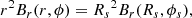 $$ \begin{aligned} r^2B_r(r,\phi )={R_s}^2B_r(R_s,\phi _s) , \end{aligned} $$