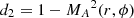 $ d_2=1-{M_A}^2(r,\phi) $