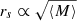 $ r_s \propto \sqrt{\langle M\rangle} $