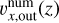 $\upsilon _{x{\rm{,out}}}^{{\rm{num}}}\left( z \right)$