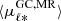 $ \langle \mu_{\ell*}^\mathrm{GC, MR}\rangle $
