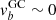 $ v_b^{\mathrm{GC}}\sim 0 $