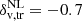 $ \delta_{\mathrm{v,tr}}^{\mathrm{NL}} = -0.7 $