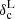 $ \delta_{\mathrm{c}}^{\mathrm{L}} $