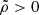 $ \tilde{\rho} > 0 $